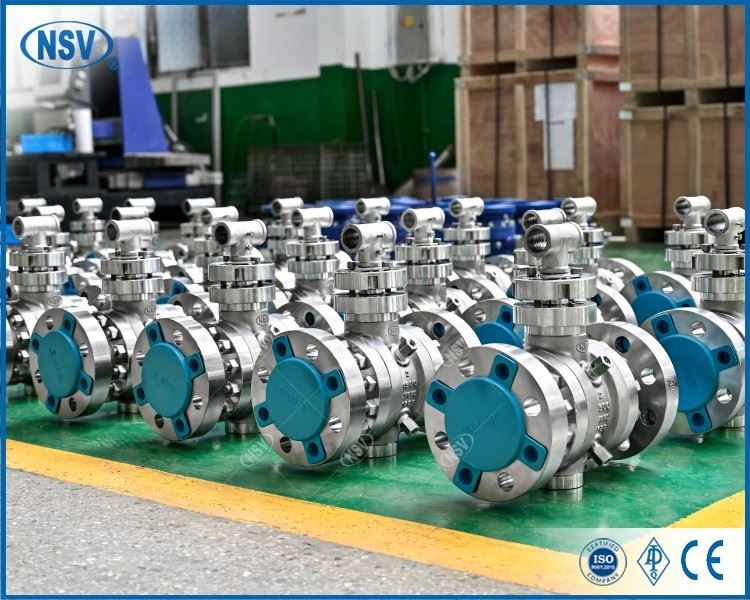 CW6MC Trunnion Mounted Ball Valve high quality
