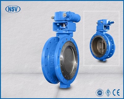 Vanne papillon double excentrique