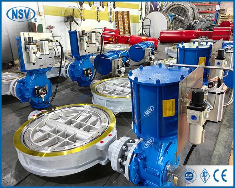 Triple Eccentric Pneumatic Wafer Butterfly Valve best